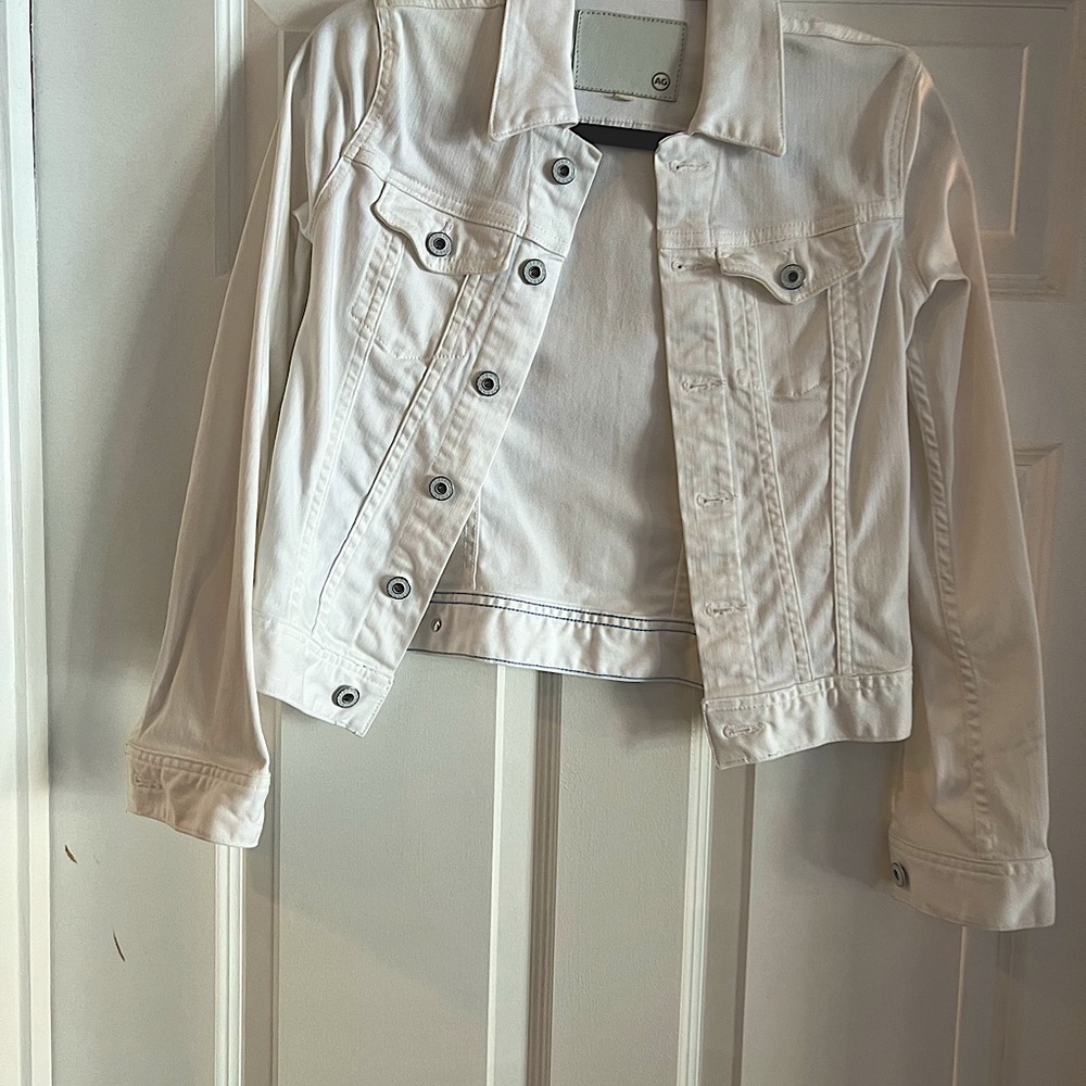 AG White Denim Jacket , Size XS